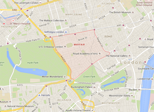 Mayfair-Map