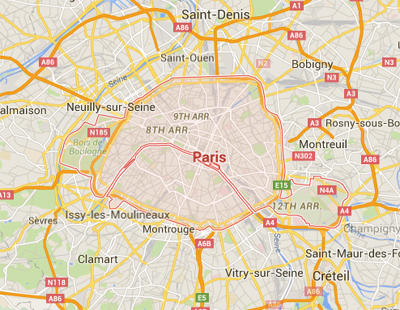 Paris-Map